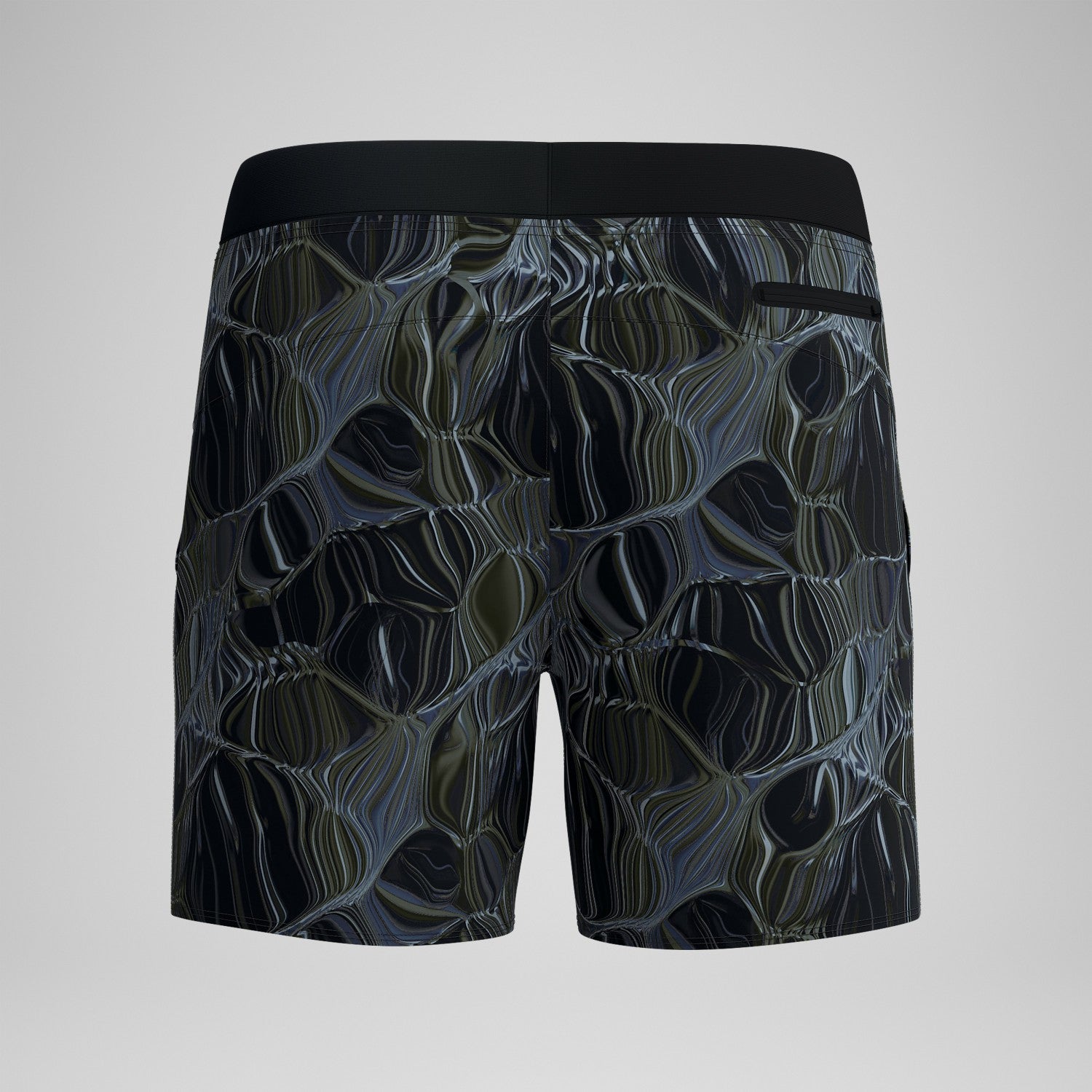 Print Volley Swim Shorts Black/Grey - Speedo
