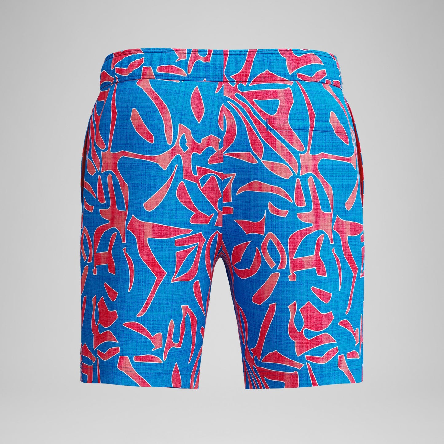 Redondo Edge Printed Swim Shorts Orange/Blue - Speedo