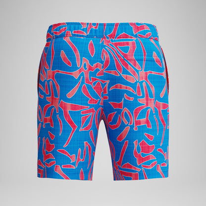Redondo Edge Printed Swim Shorts Orange/Blue - Speedo