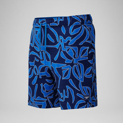 Redondo Edge Printed Swim Shorts Blue - Speedo
