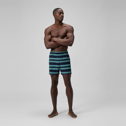 Redondo Edge Printed Swim Shorts Blue - Speedo