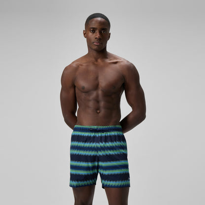 Redondo Edge Printed Swim Shorts Blue - Speedo
