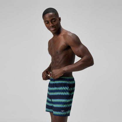 Redondo Edge Printed Swim Shorts Blue - Speedo