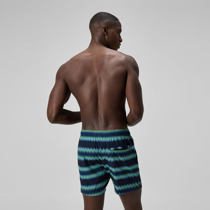 Redondo Edge Printed Swim Shorts Blue - Speedo
