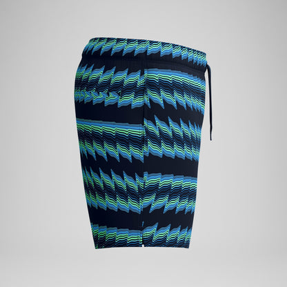 Redondo Edge Printed Swim Shorts Blue - Speedo