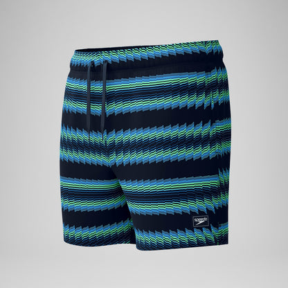 Redondo Edge Printed Swim Shorts Blue - Speedo