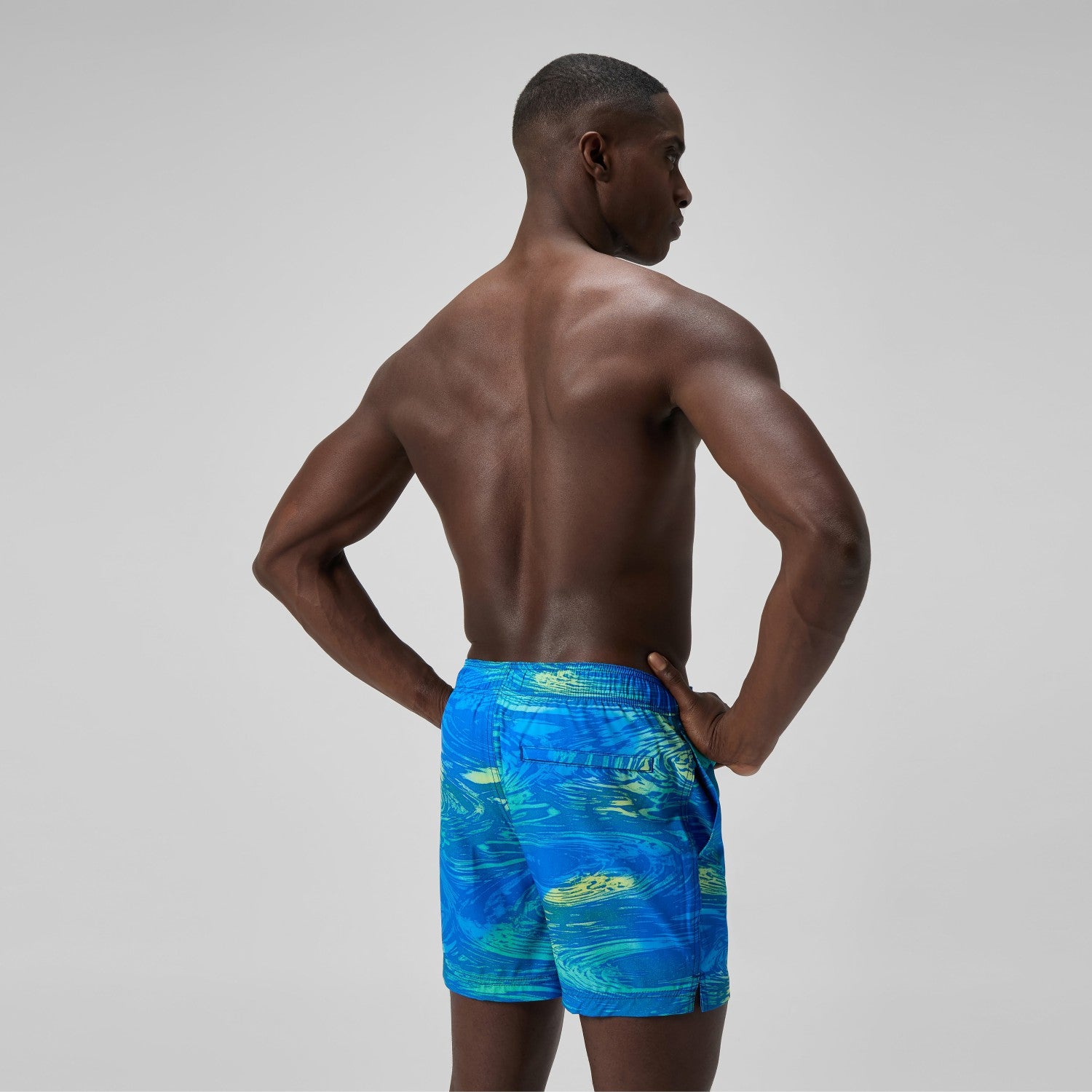 Redondo Edge Printed Swim Shorts Blue/Green - Speedo