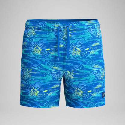 Redondo Edge Printed Swim Shorts Blue/Green - Speedo