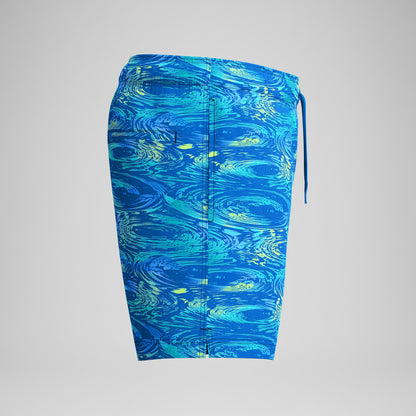 Redondo Edge Printed Swim Shorts Blue/Green - Speedo