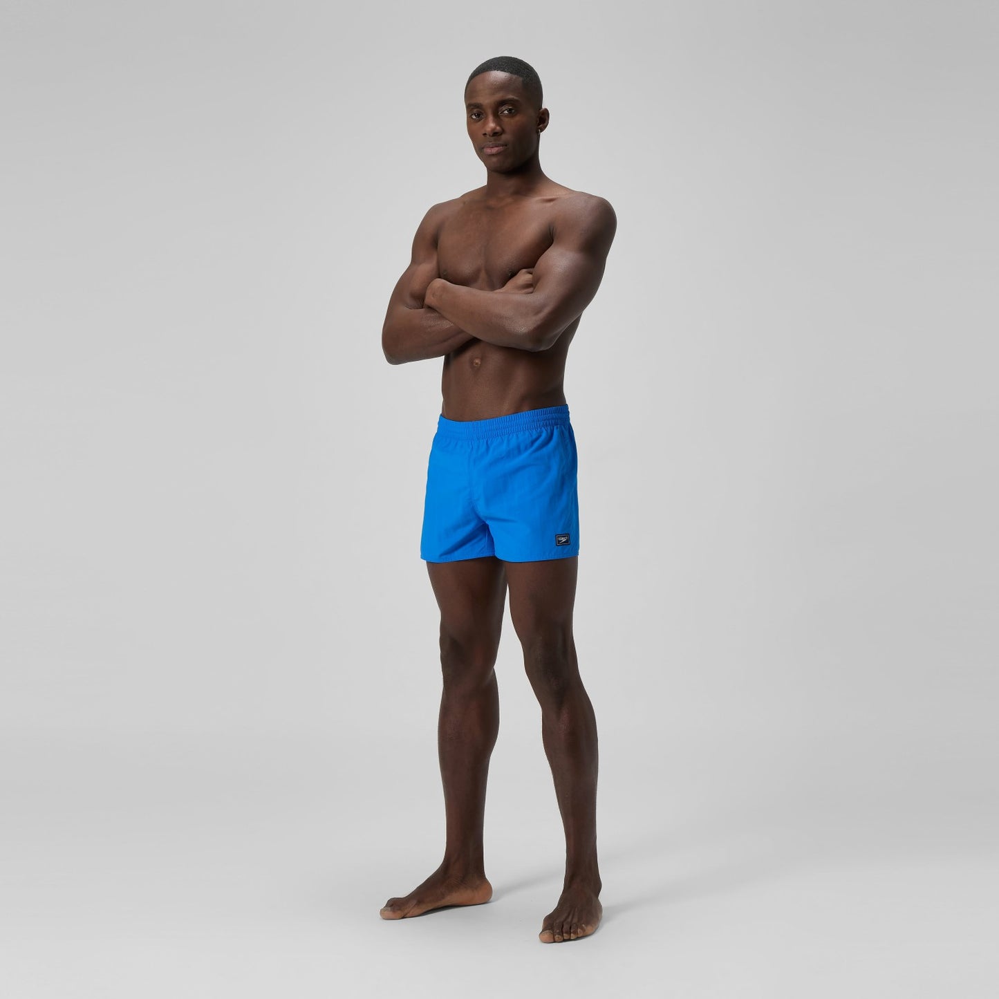 Retro Solid Swim Shorts Blue - Speedo
