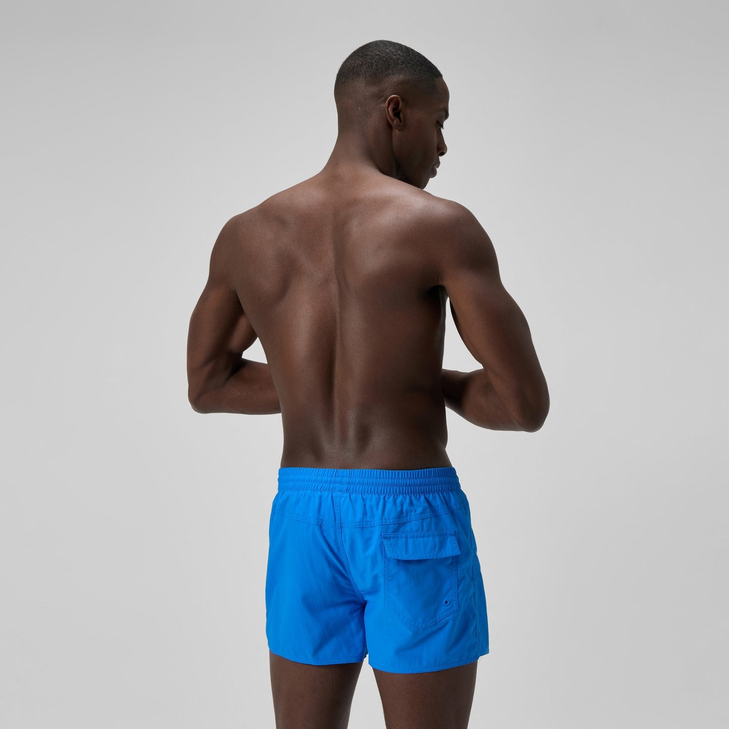 Retro Solid Swim Shorts Blue - Speedo
