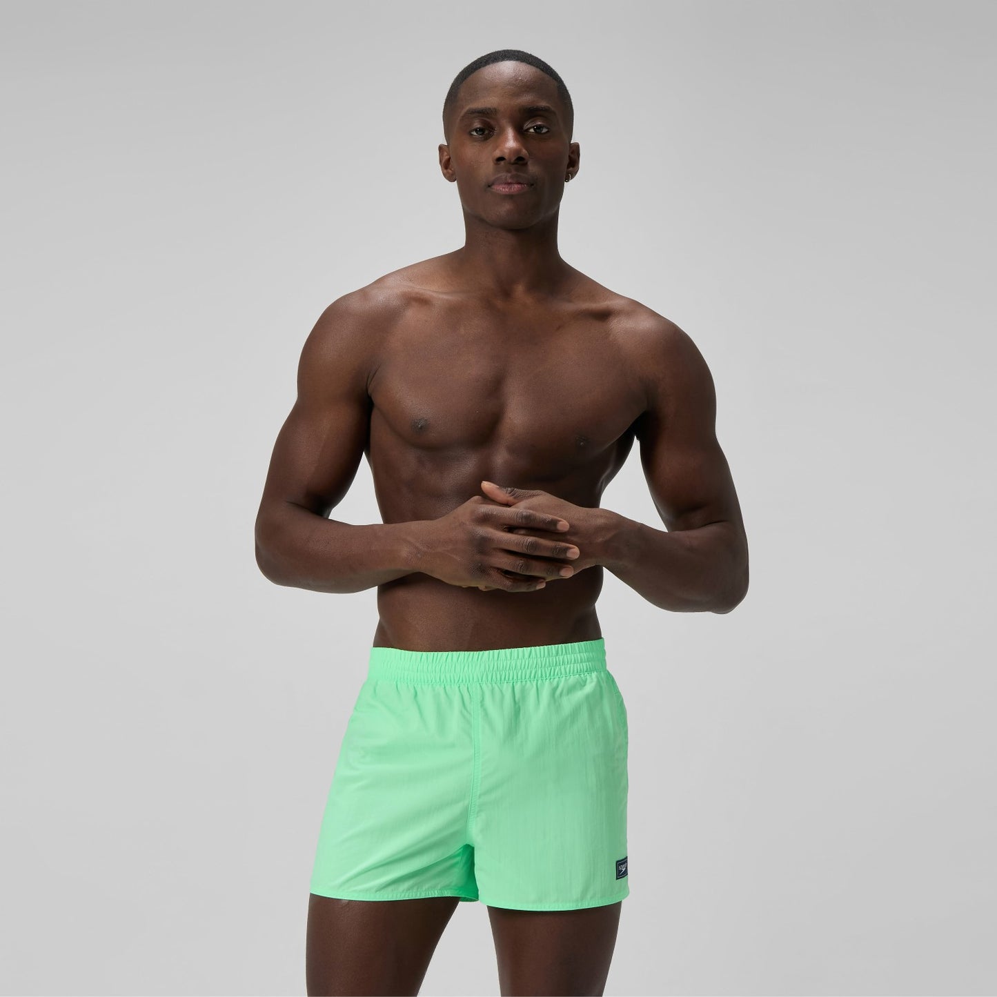 Retro Solid Swim Shorts Green - Speedo