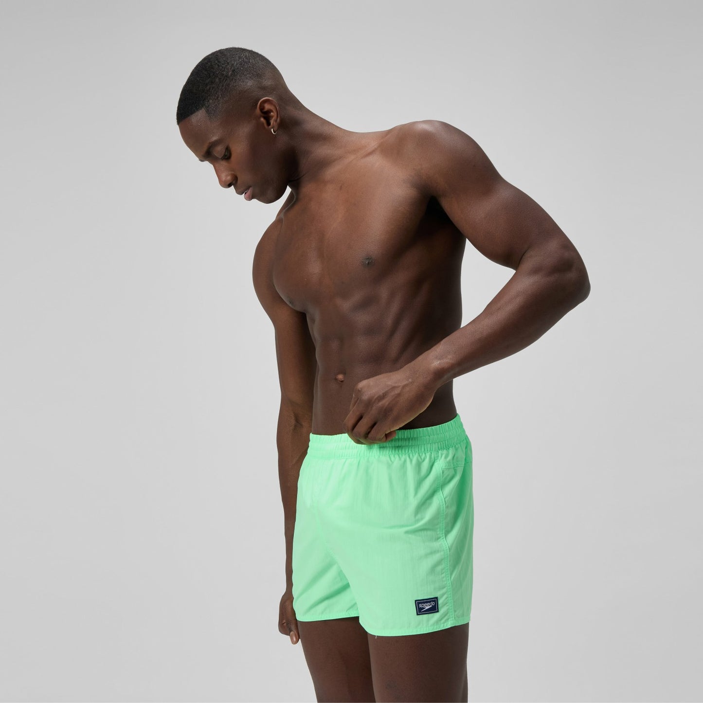 Retro Solid Swim Shorts Green - Speedo