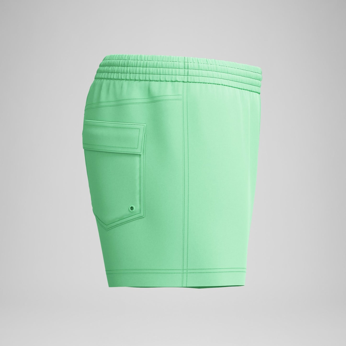Retro Solid Swim Shorts Green - Speedo