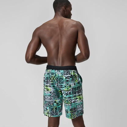 Printed Bondi Swim Shorts Black/White - Speedo