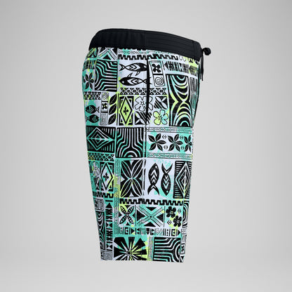 Printed Bondi Swim Shorts Black/White - Speedo