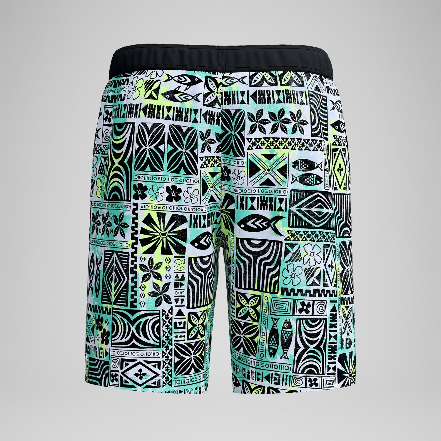 Printed Bondi Swim Shorts Black/White - Speedo