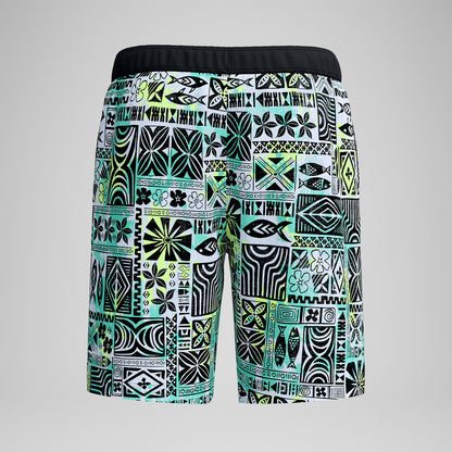 Printed Bondi Swim Shorts Black/White - Speedo