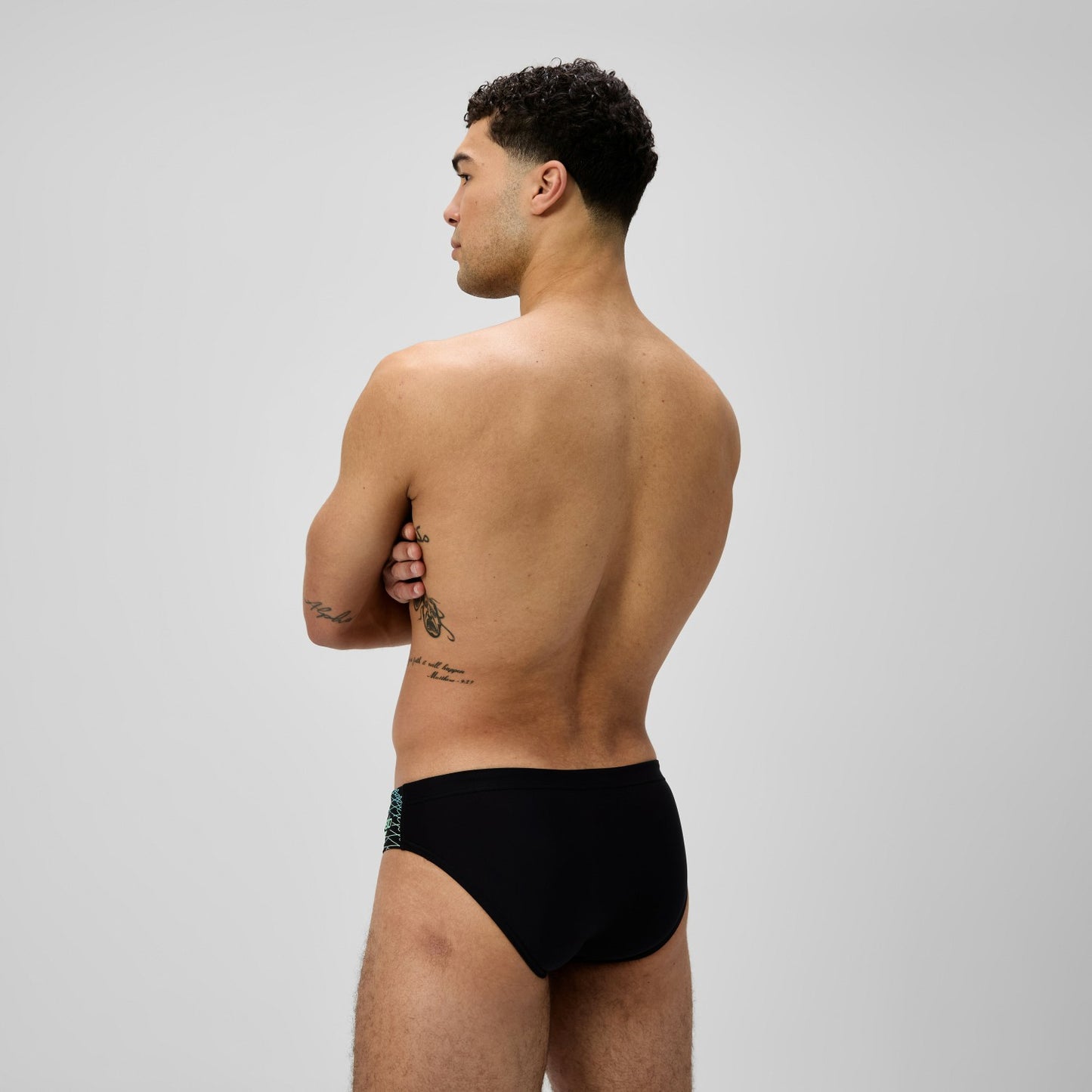 Medley Logo Brief Black/Green - Speedo