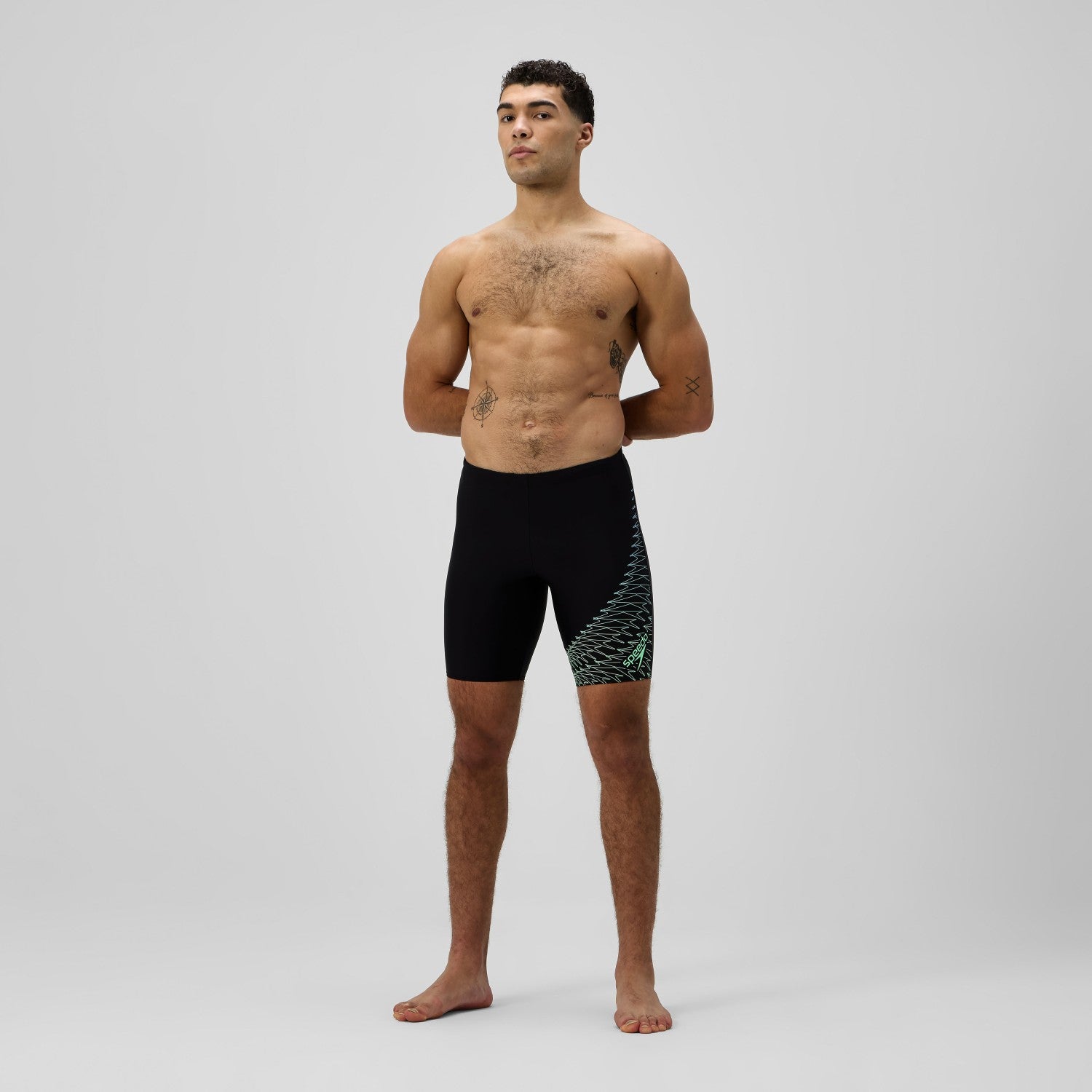 Medley Logo Jammer Black/Green - Speedo