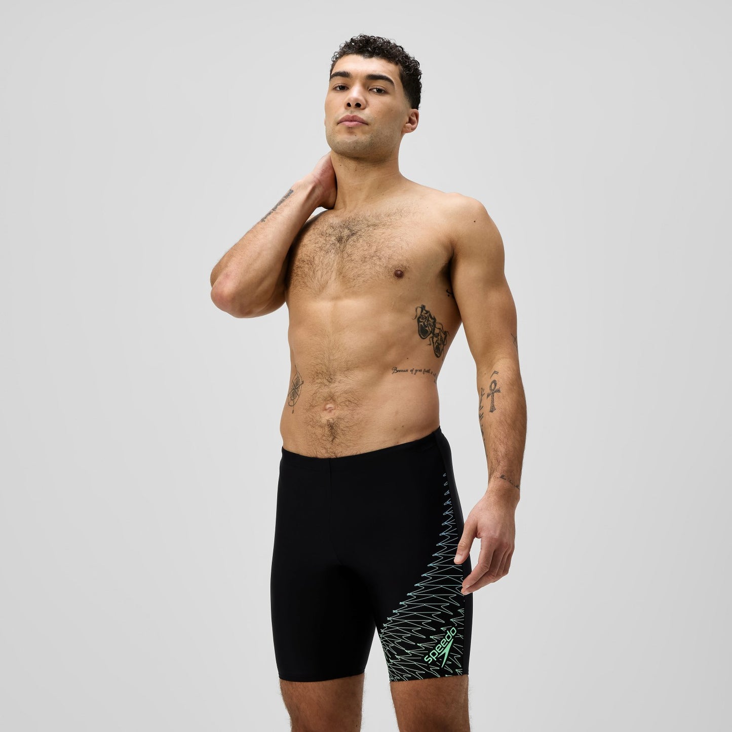 Medley Logo Jammer Black/Green - Speedo