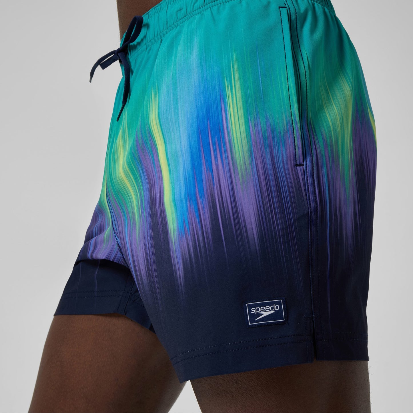 Redondo Edge Printed Swim Shorts Green/Blue - Speedo