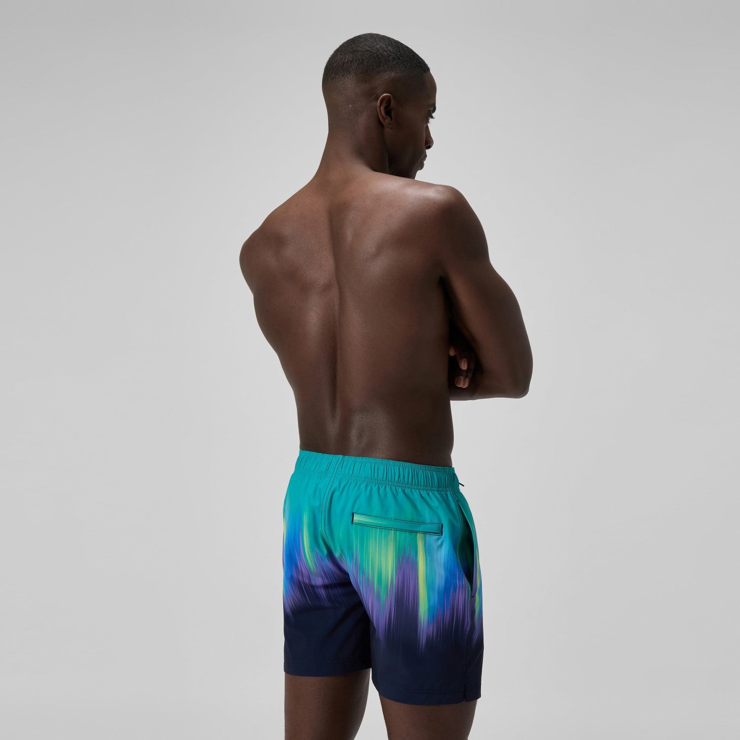 Redondo Edge Printed Swim Shorts Green/Blue - Speedo