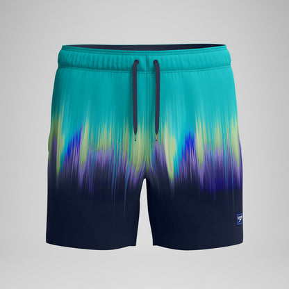 Redondo Edge Printed Swim Shorts Green/Blue - Speedo