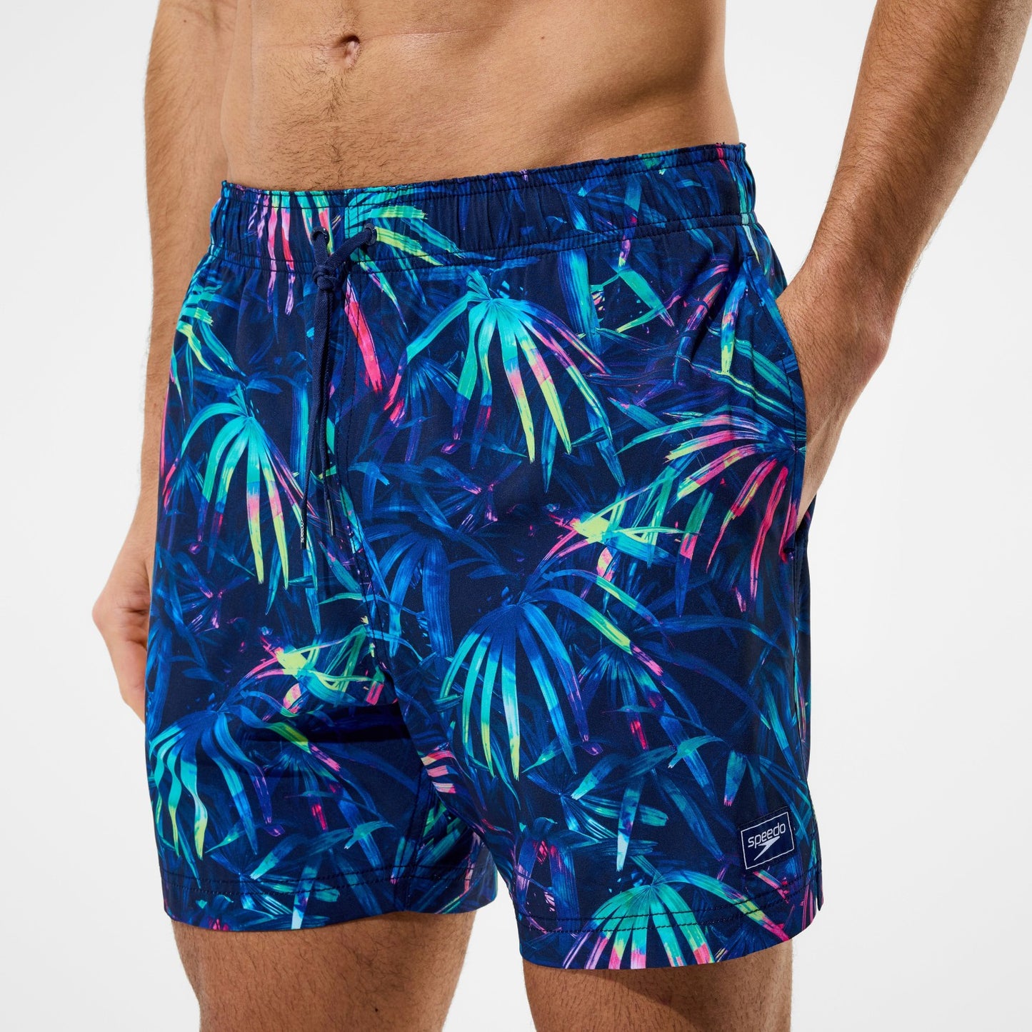 Redondo Edge Printed Swim Shorts Navy - Speedo