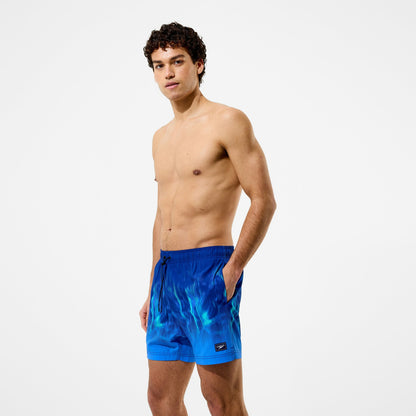 Redondo Edge Printed Swim Shorts Blue - Speedo