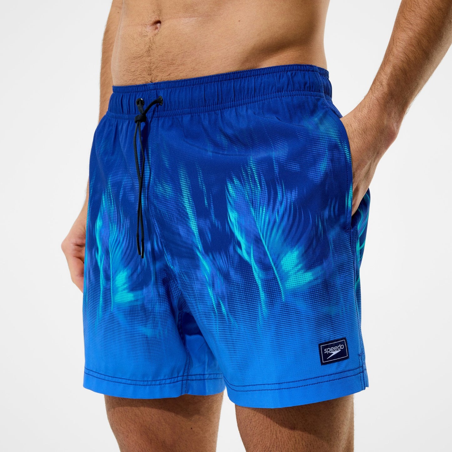 Redondo Edge Printed Swim Shorts Blue - Speedo