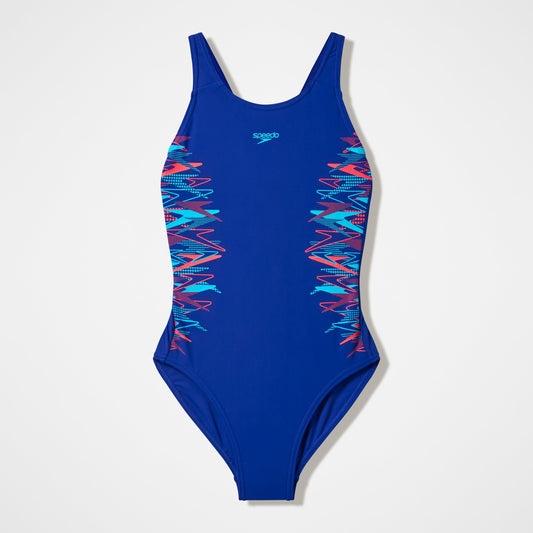 Girls Muscleback Swimsuit Blue - Speedo