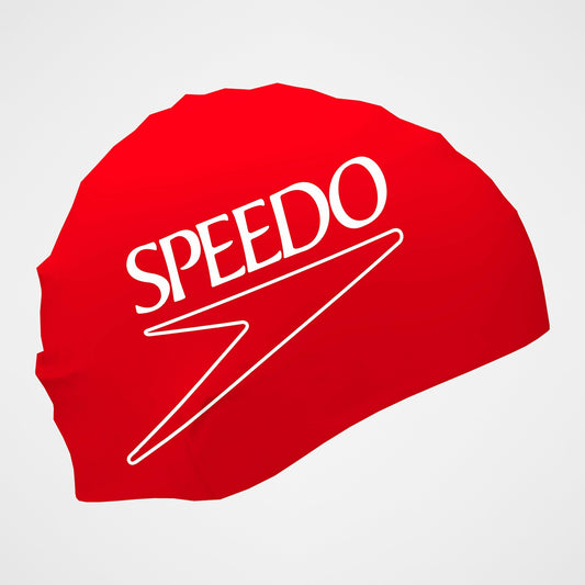Adult Biofuse Printed Cap Red/White - Speedo