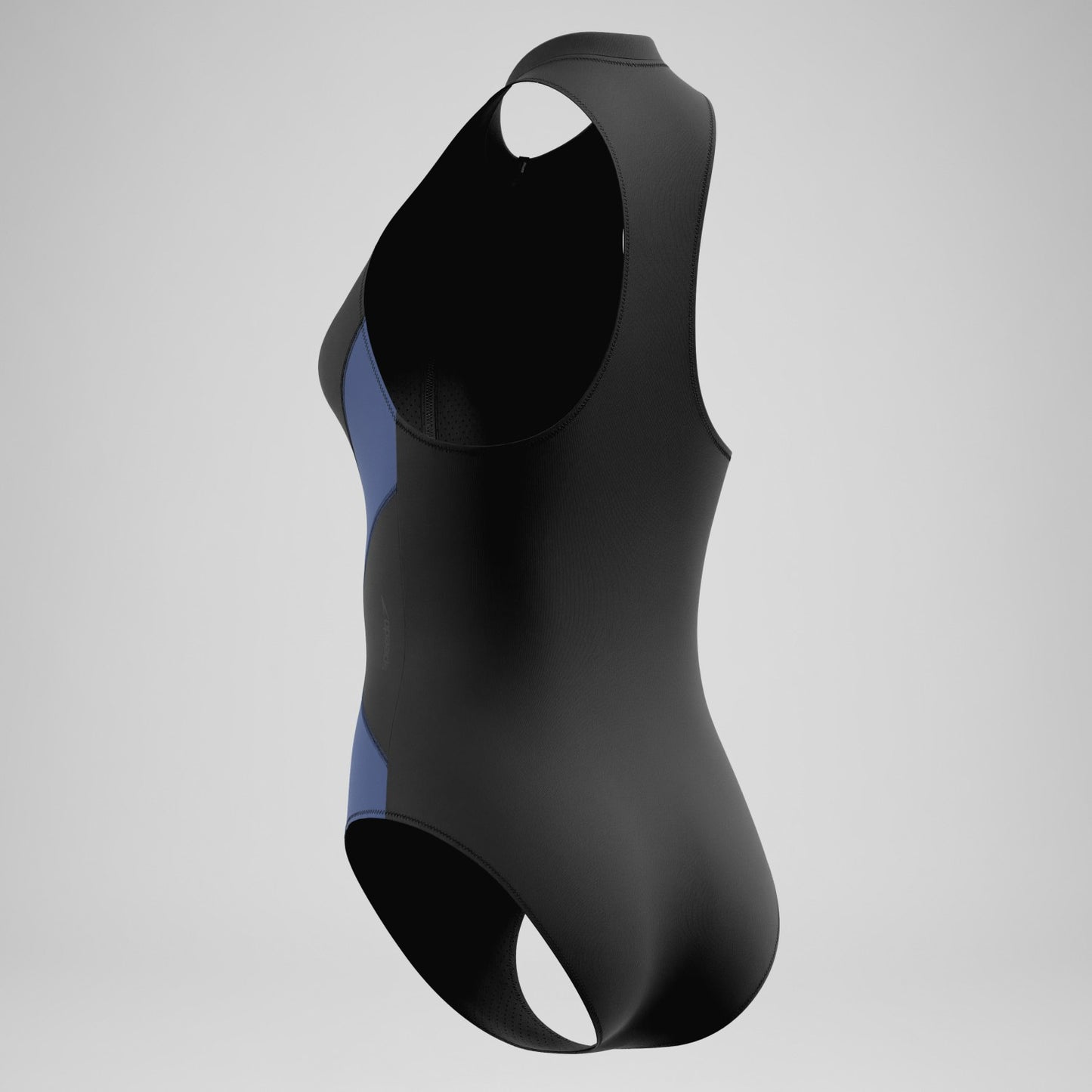 Ocean Flex Zip Swimsuit Black/Blue - Speedo