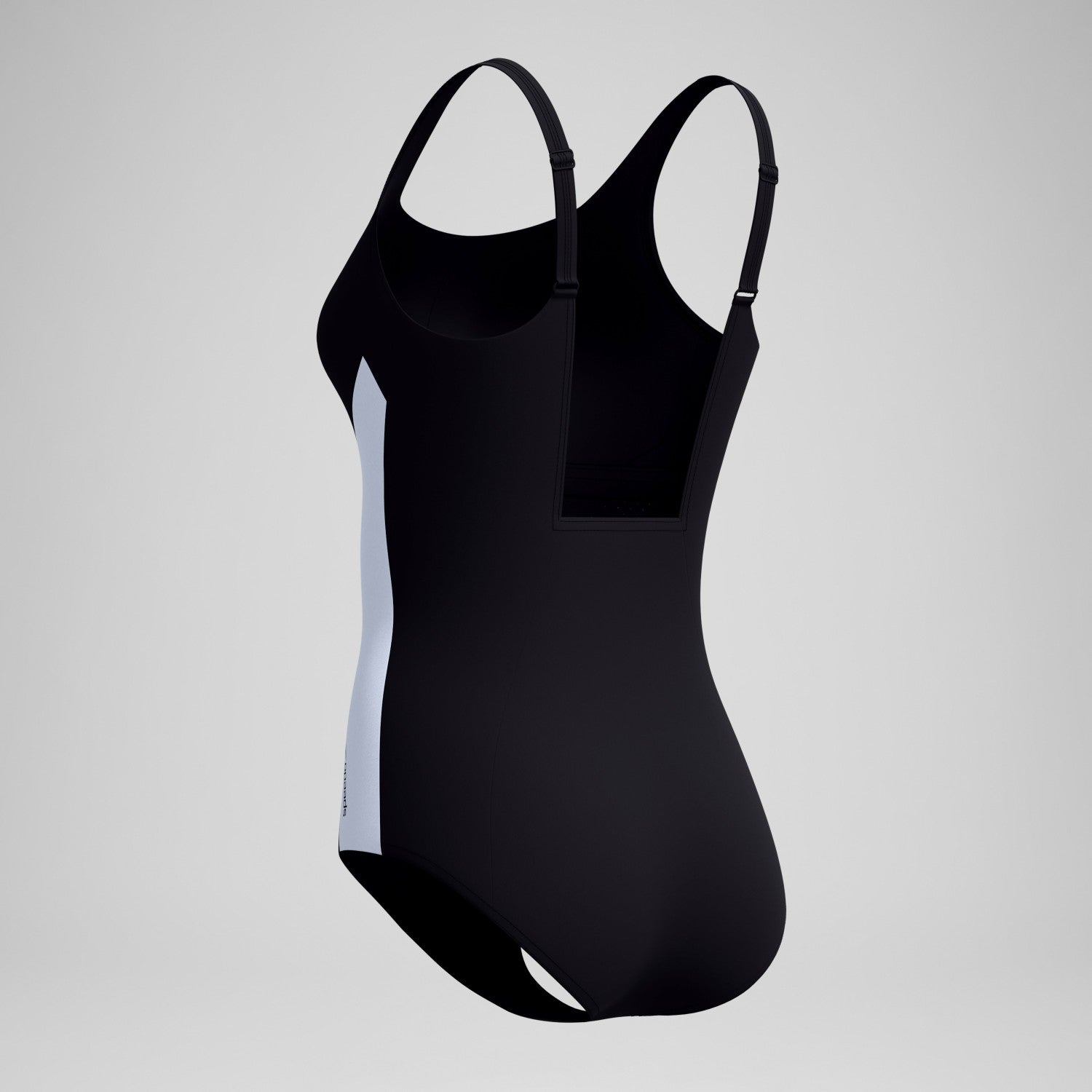 Shaping Colourblock Contour Swimsuit Black/White - Speedo