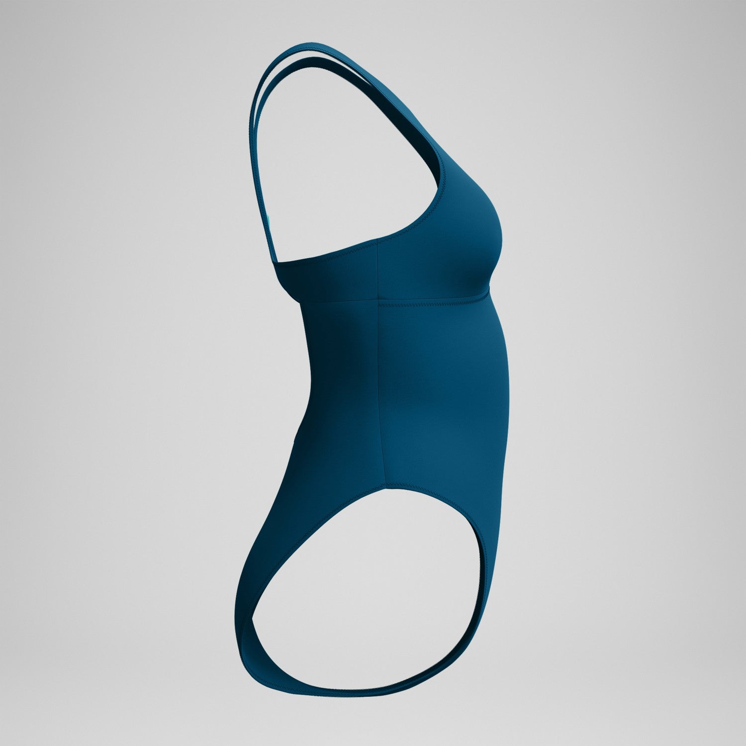 Solid Highneck Swimsuit Dark Teal - Speedo
