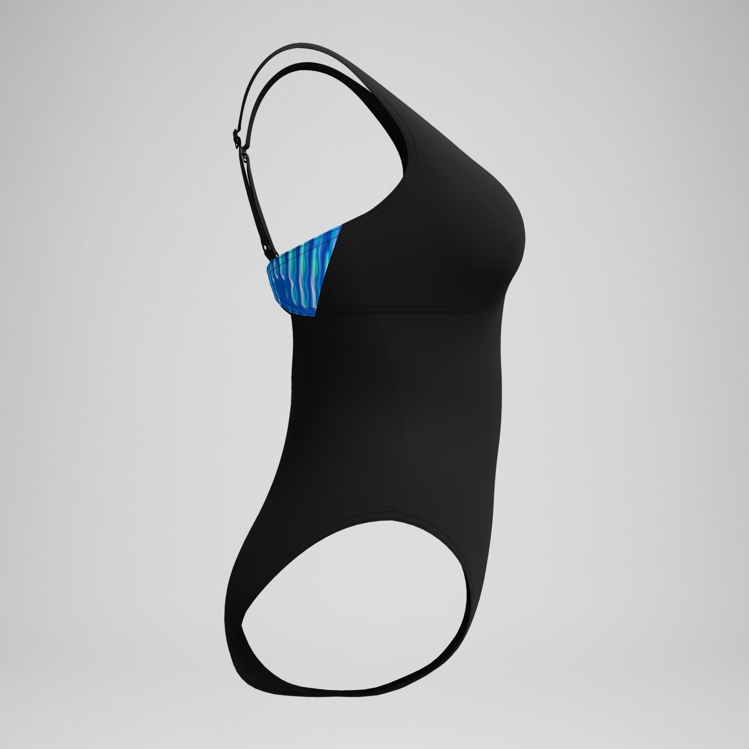 Shaping Printed OpusGem Swimsuit Black/Blue - Speedo