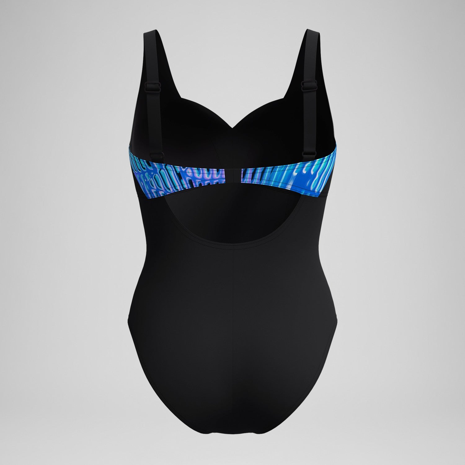 Shaping Printed OpusGem Swimsuit Black/Blue - Speedo