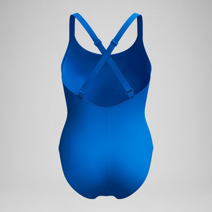 Shaping Crossback Swimsuit Blue - Speedo