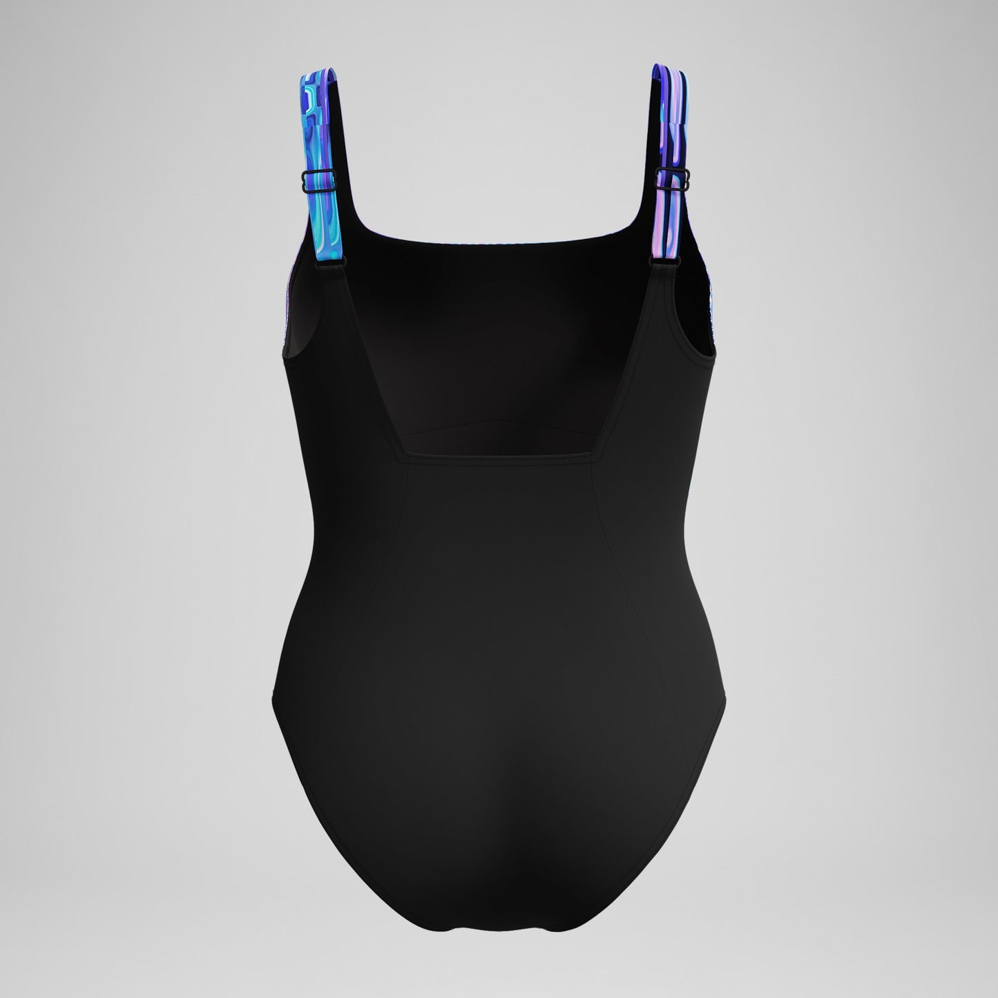 Shaping Printed Contour Eclipse Swimsuit Black/Purple - Speedo