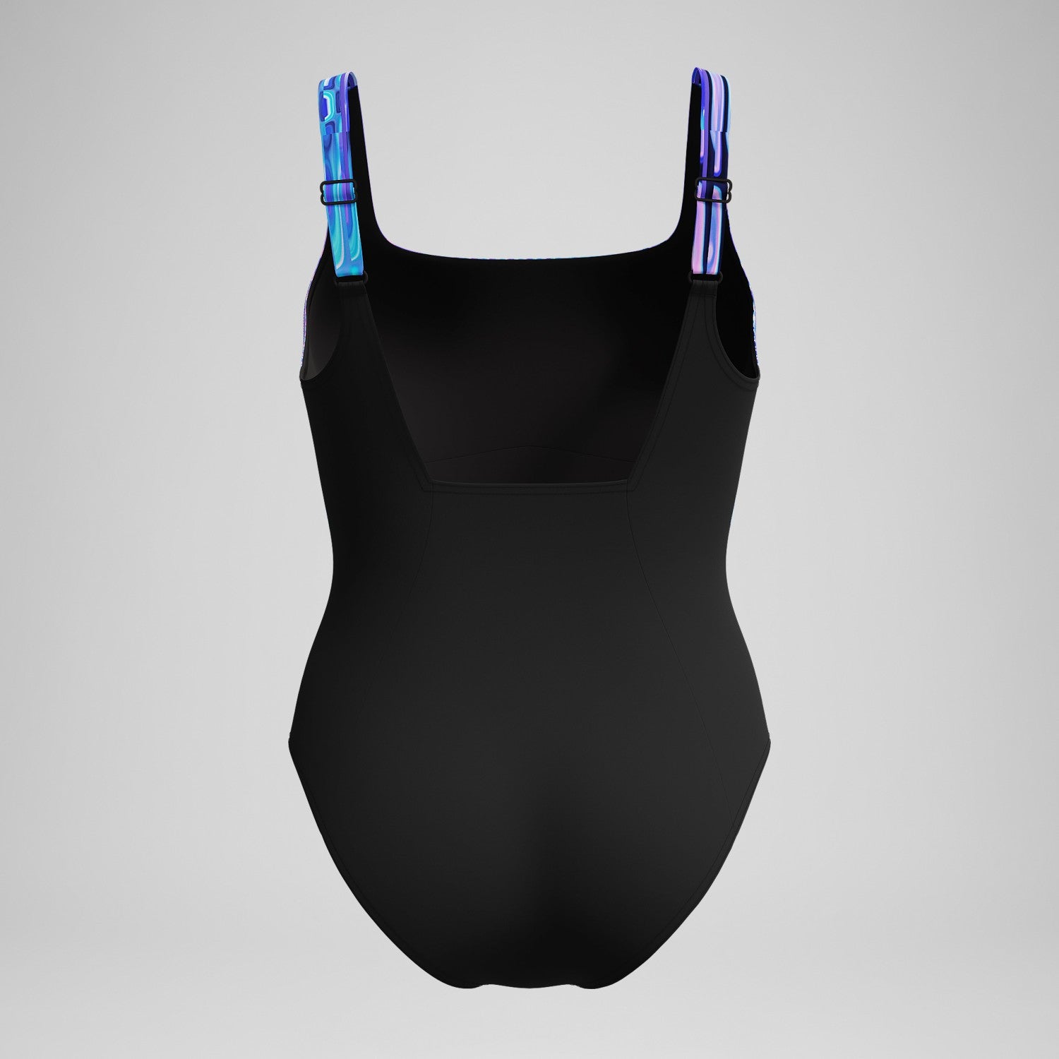 Shaping Printed Contour Eclipse Swimsuit Black/Purple - Speedo