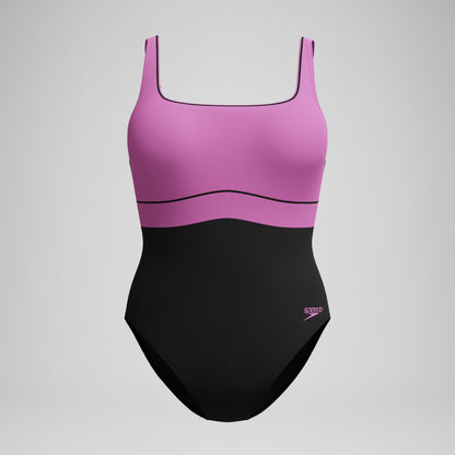 Shaping Contour Eclipse Swimsuit Black/Pink - Speedo