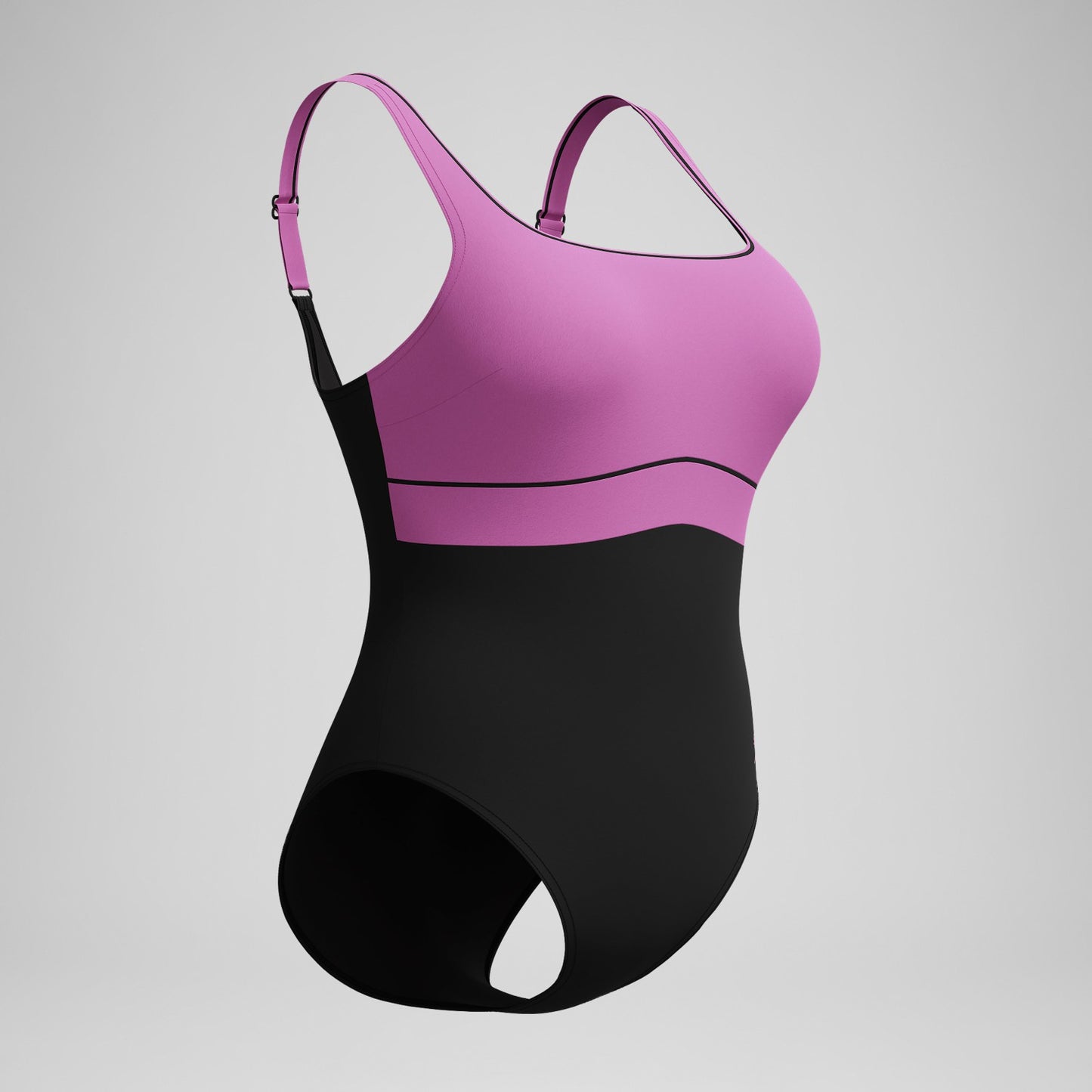 Shaping Contour Eclipse Swimsuit Black/Pink - Speedo