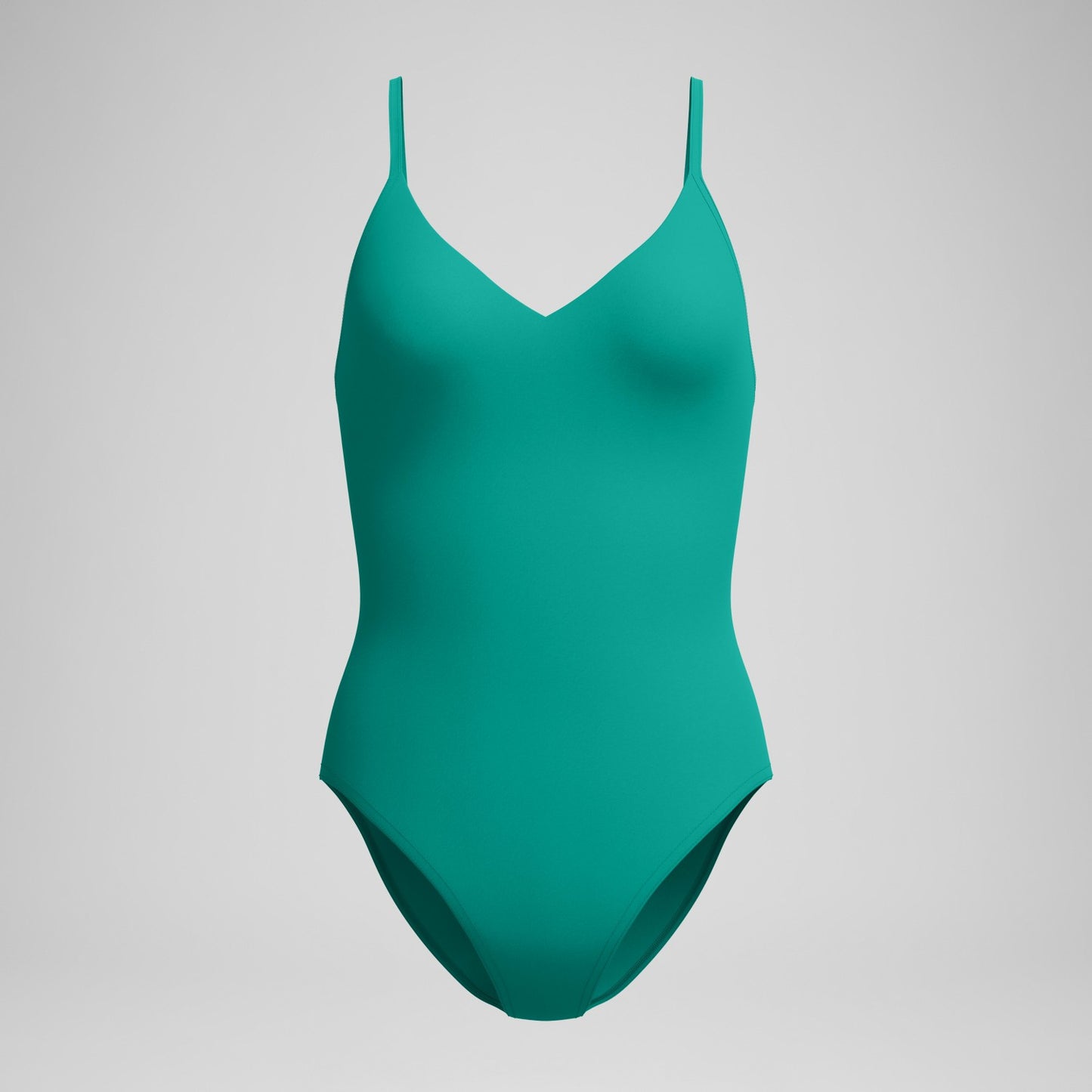 Solid V-Neck One Piece Teal - Speedo