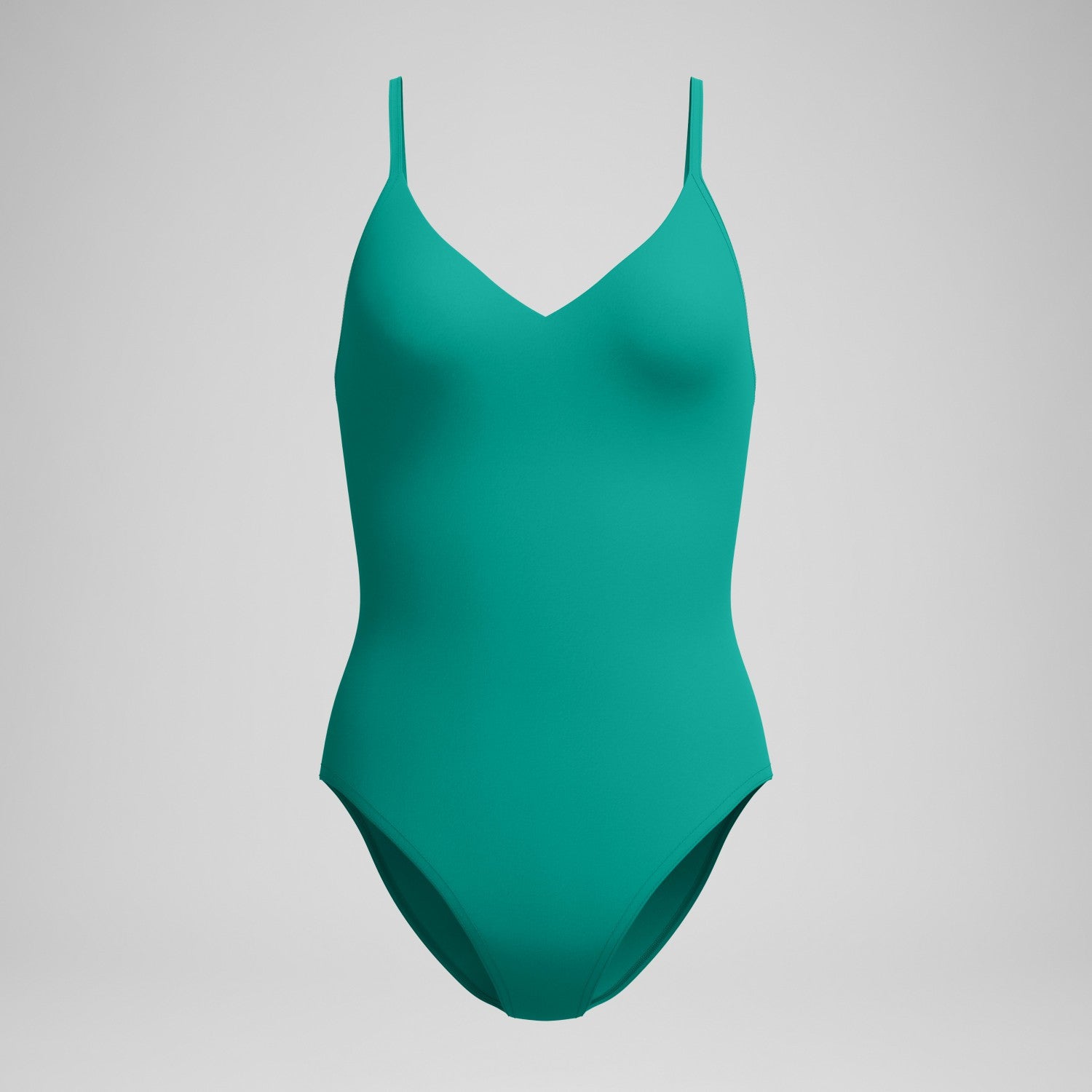 Solid V-Neck One Piece Teal - Speedo
