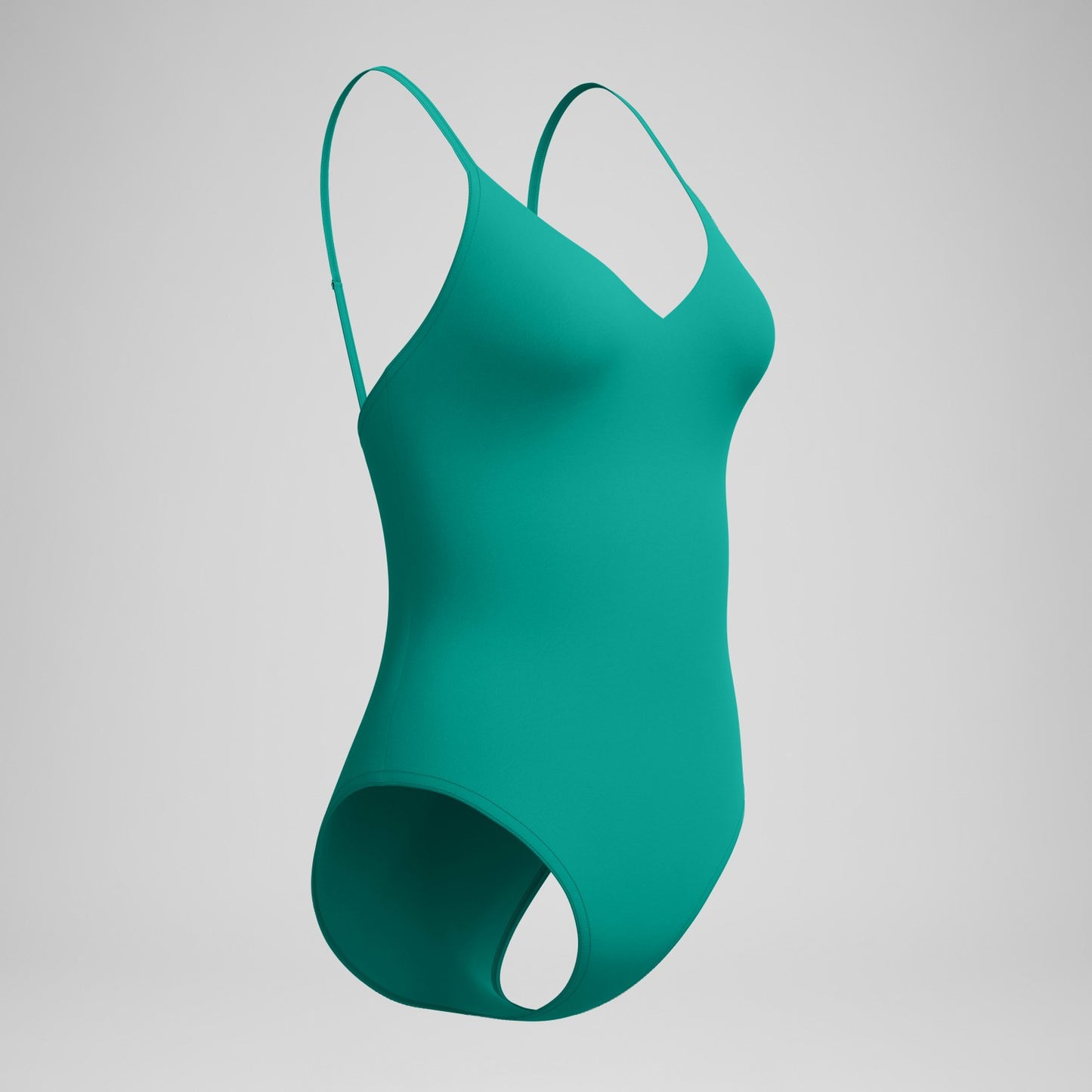 Solid V-Neck One Piece Teal - Speedo