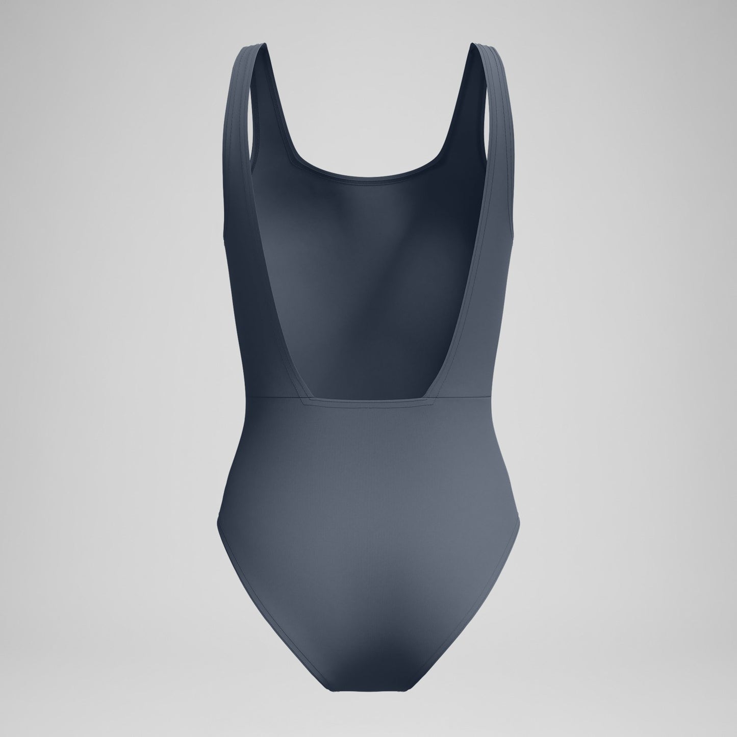 Logo Square Back Swimsuit Grey/Turquoise - Speedo