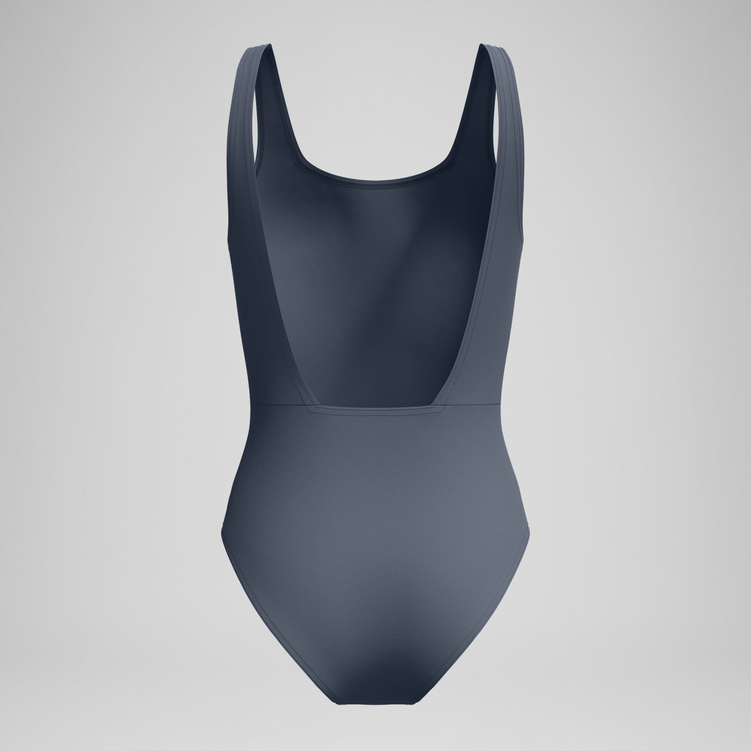 Logo Square Back Swimsuit Grey/Turquoise - Speedo