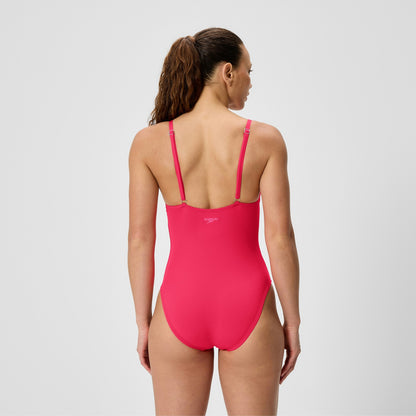 Solid V-Neck Swimsuit Ruby - Speedo