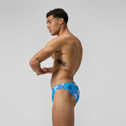 Print Beachstar Brief Light Blue/White - Speedo